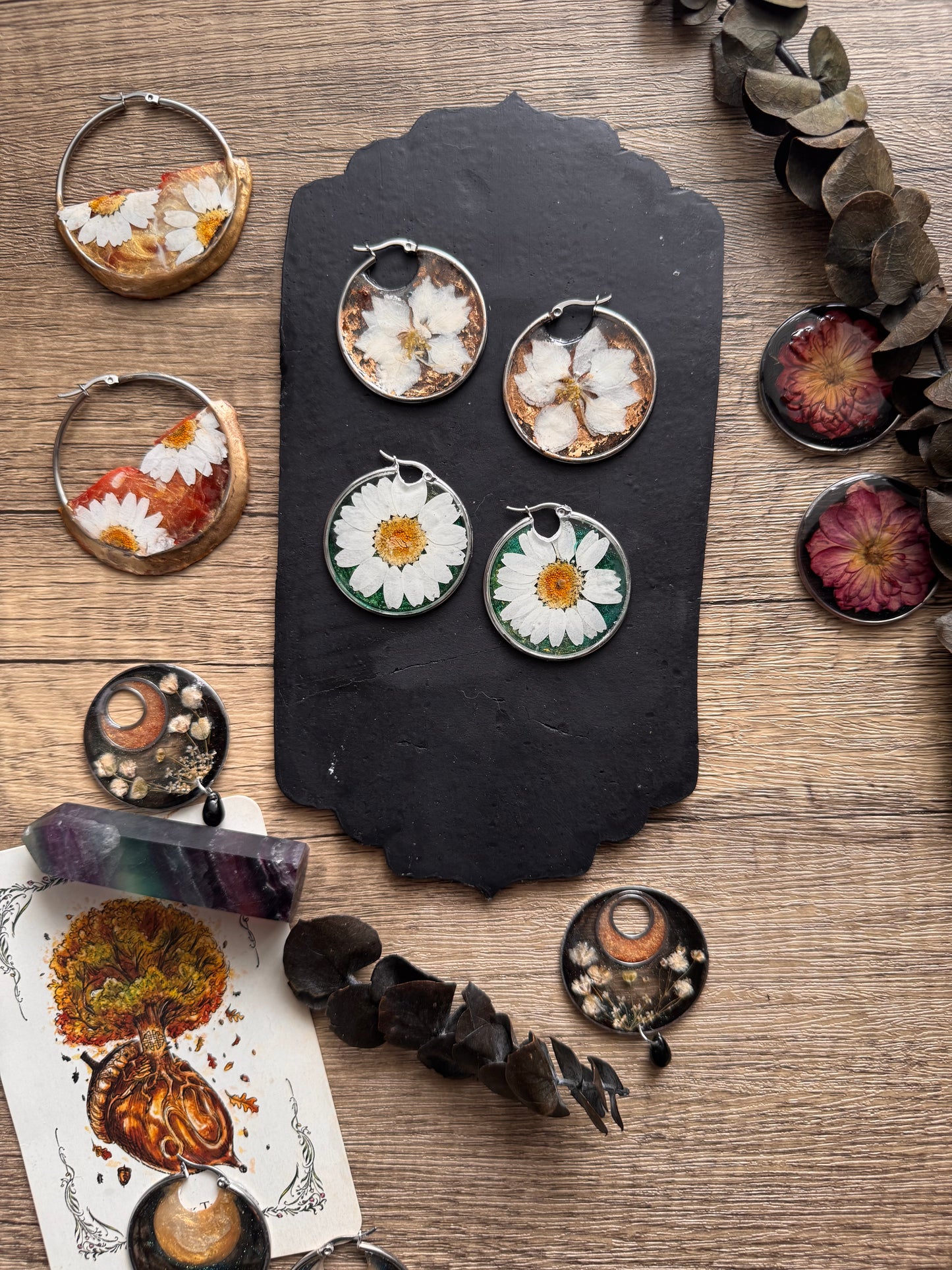 Floral Hoops