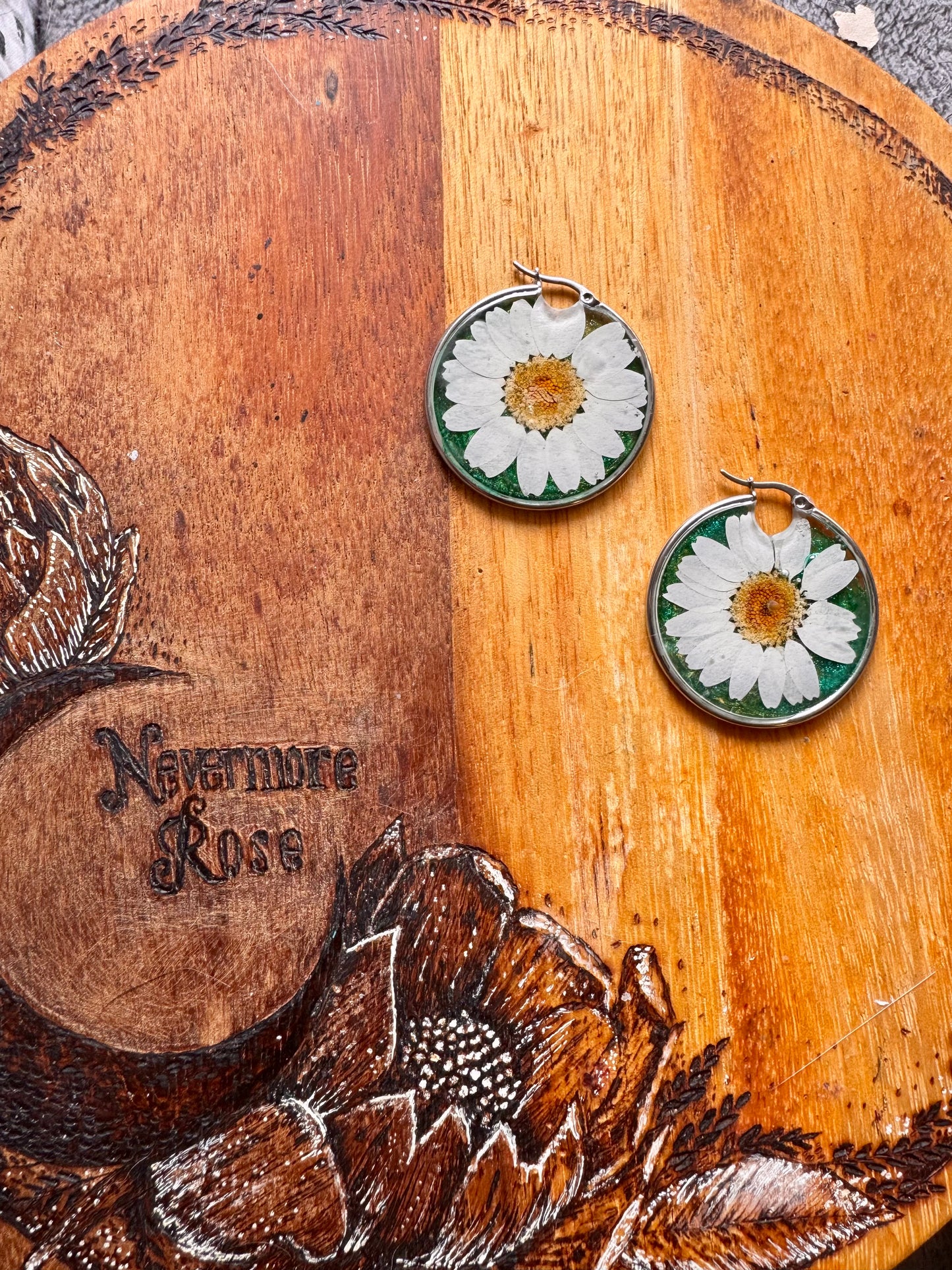Floral Hoops
