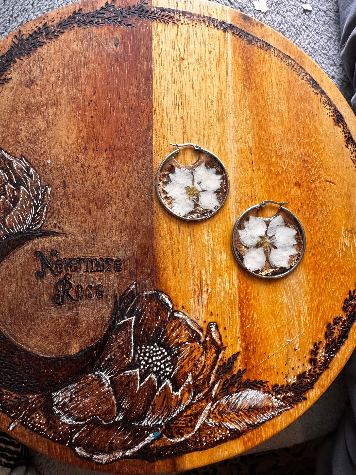 Floral Hoops