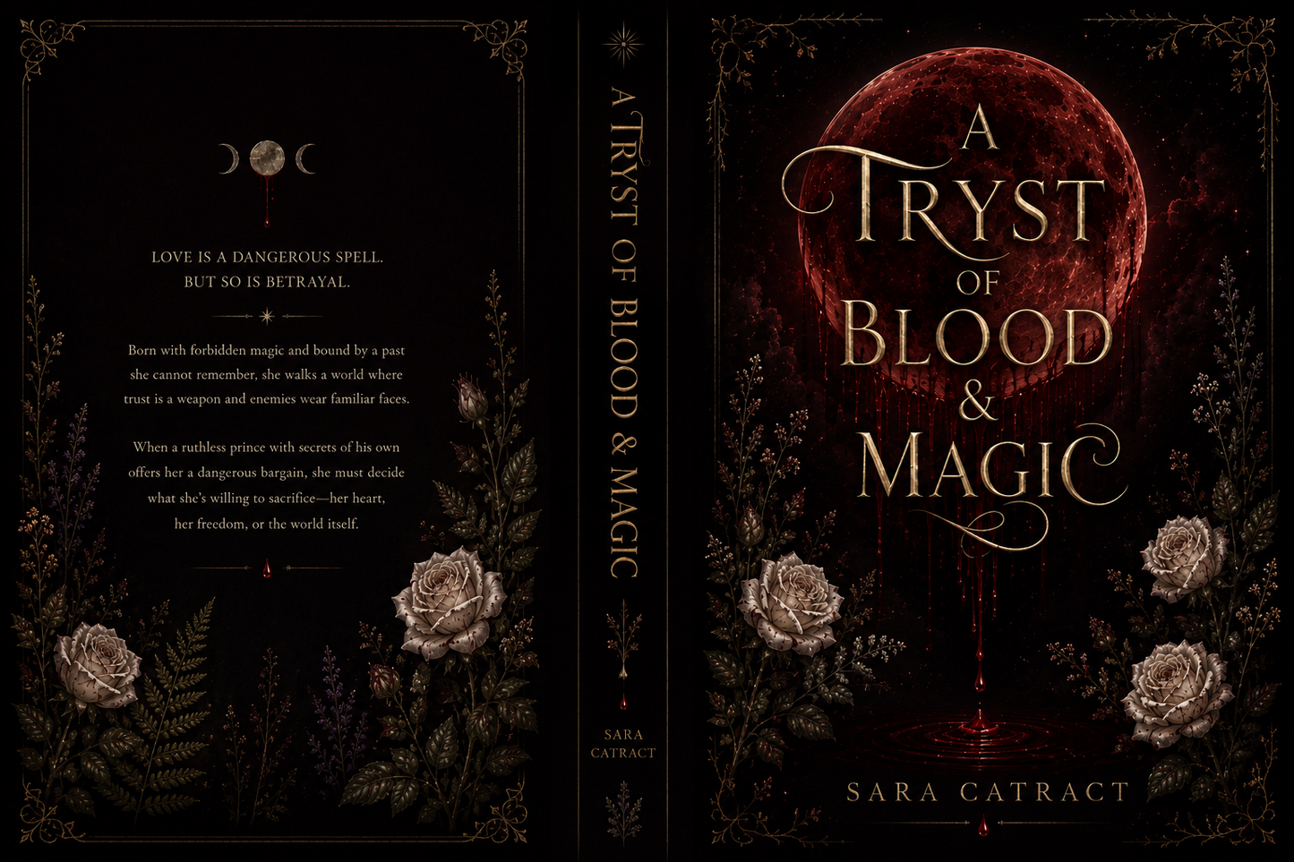 Book cover design for Sara