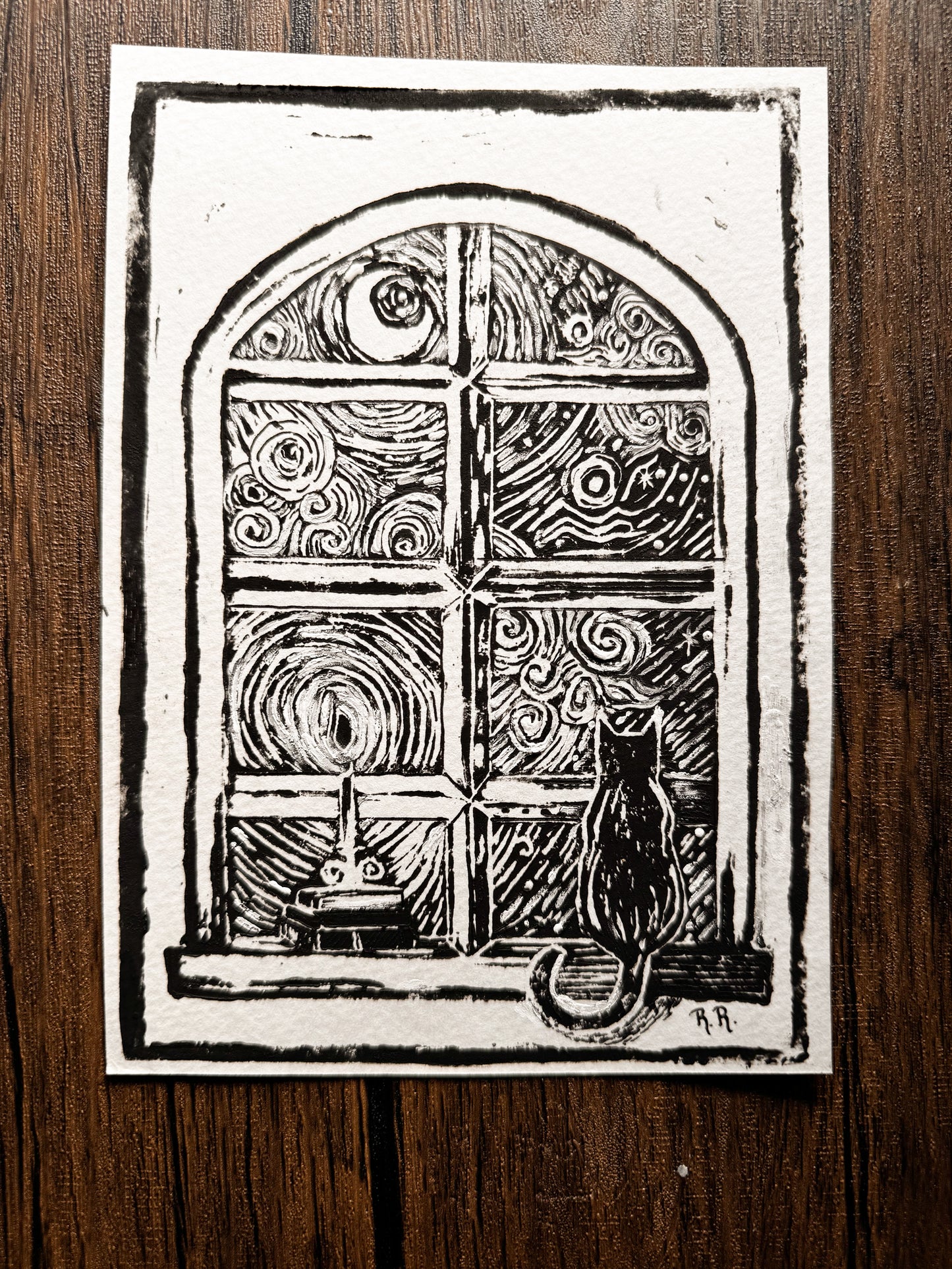 The Cat and the Black Flame Candle
